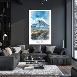 Mount Etna Poster PosterGoat