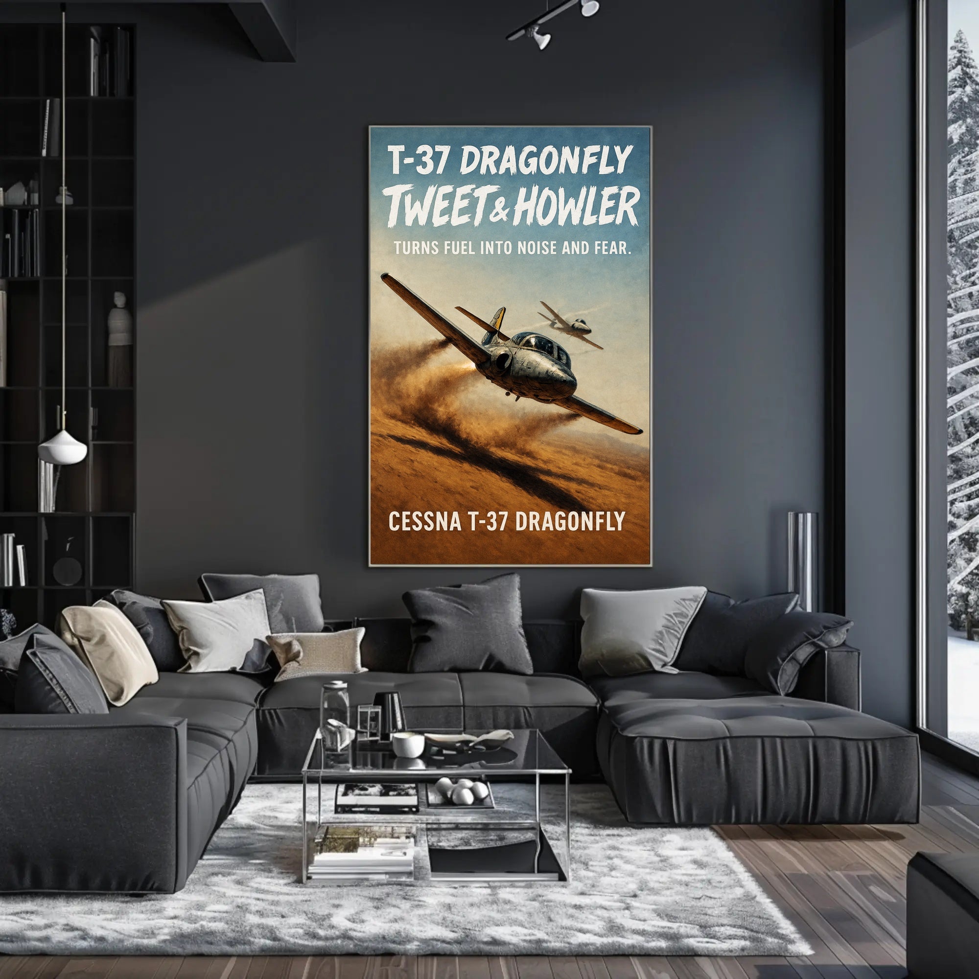 Cessna T-37 Dragonfly Poster PosterGoat