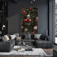 Christmas Tree Wonderland Festive Artistic Poster