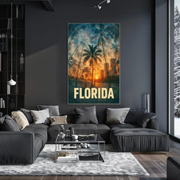 Florida Sunset Vibes Poster
