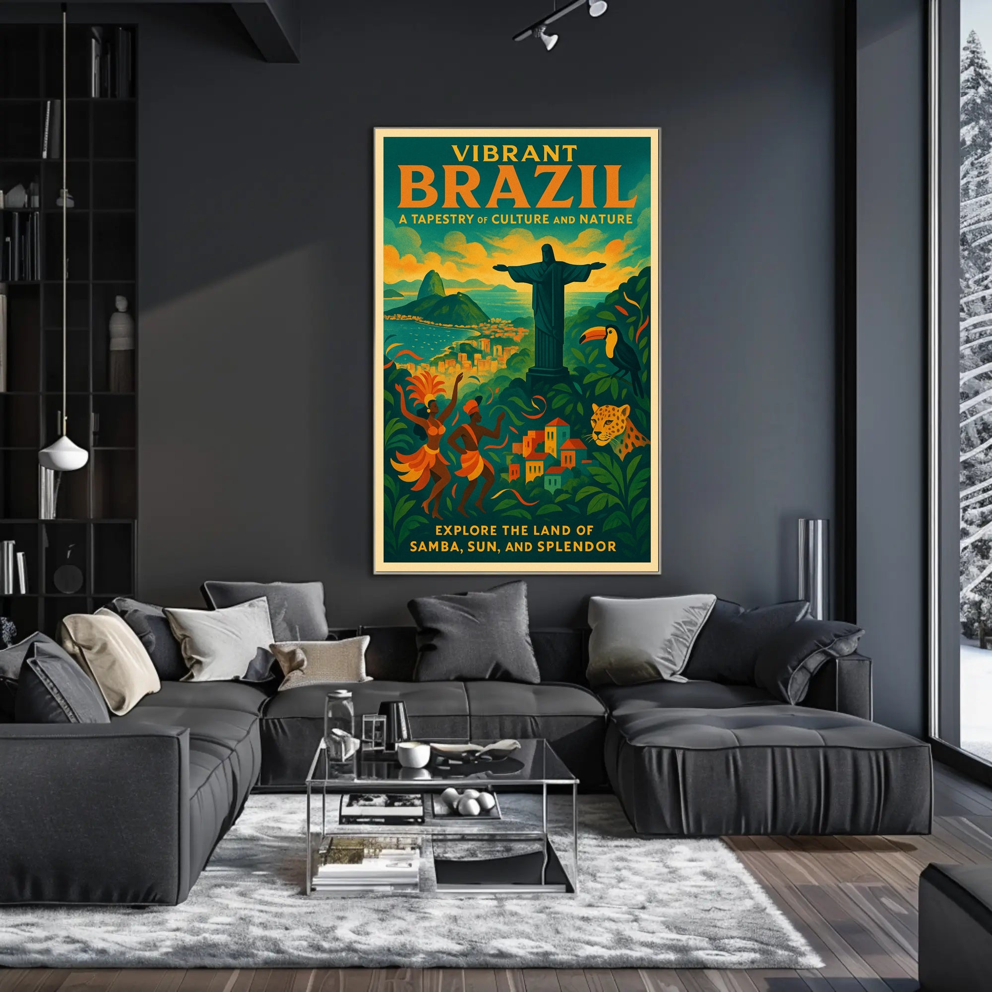 Vibrant Brazil A Tapestry Of Culture Poster