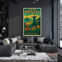 Vibrant Brazil A Tapestry Of Culture Poster