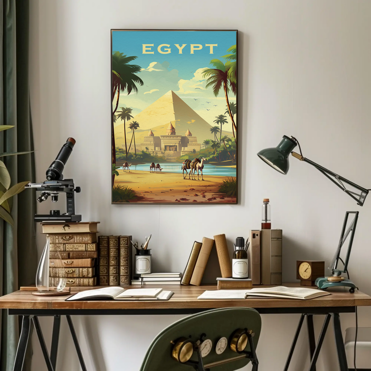 Egypt Vintage Travel Poster