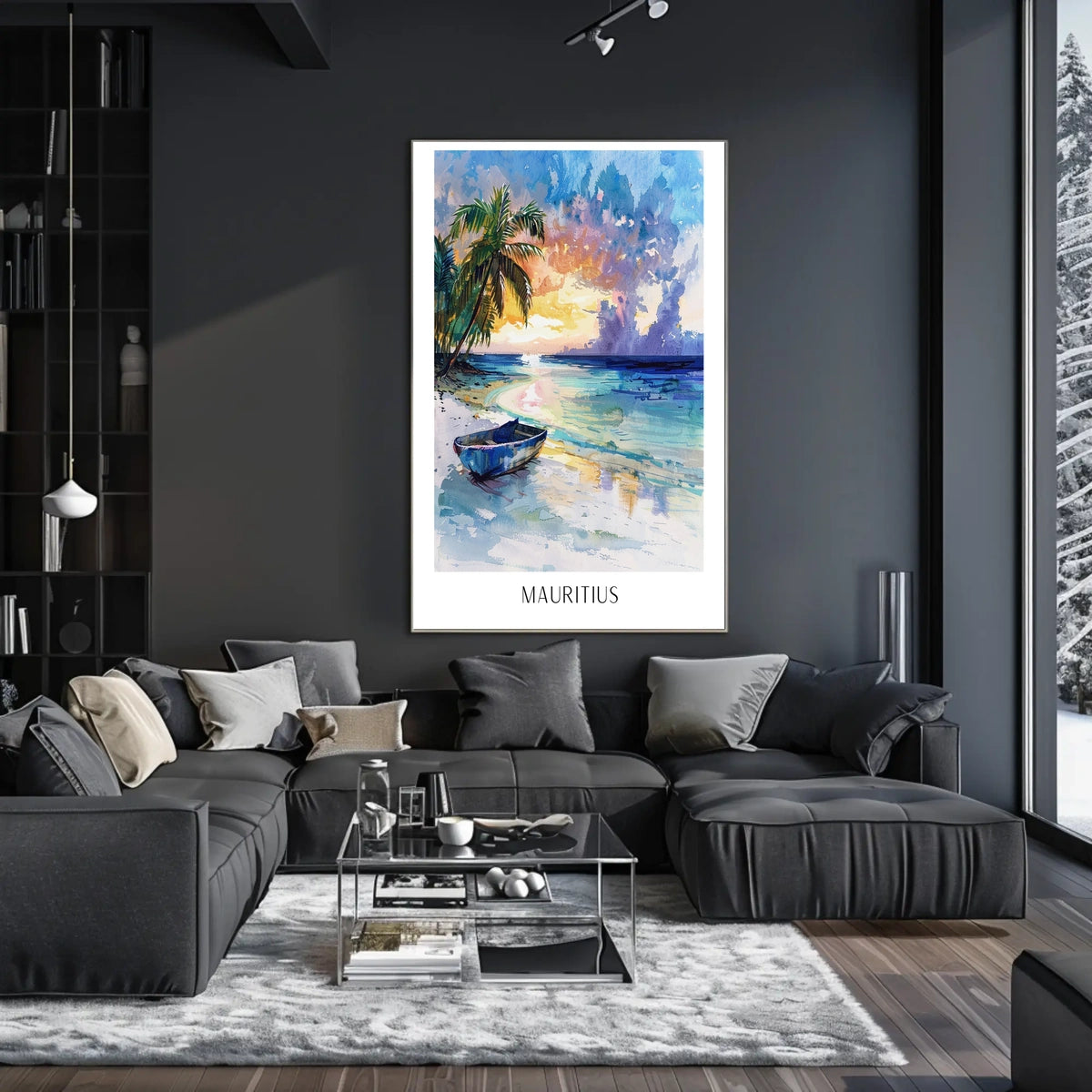 Mauritius Serene Beachscape Poster