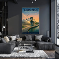 Bilbao Guggenheim Museum Poster: Cultural or Heritage Poster