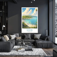 Biscayne Tranquil Shores Travel Poster Print
