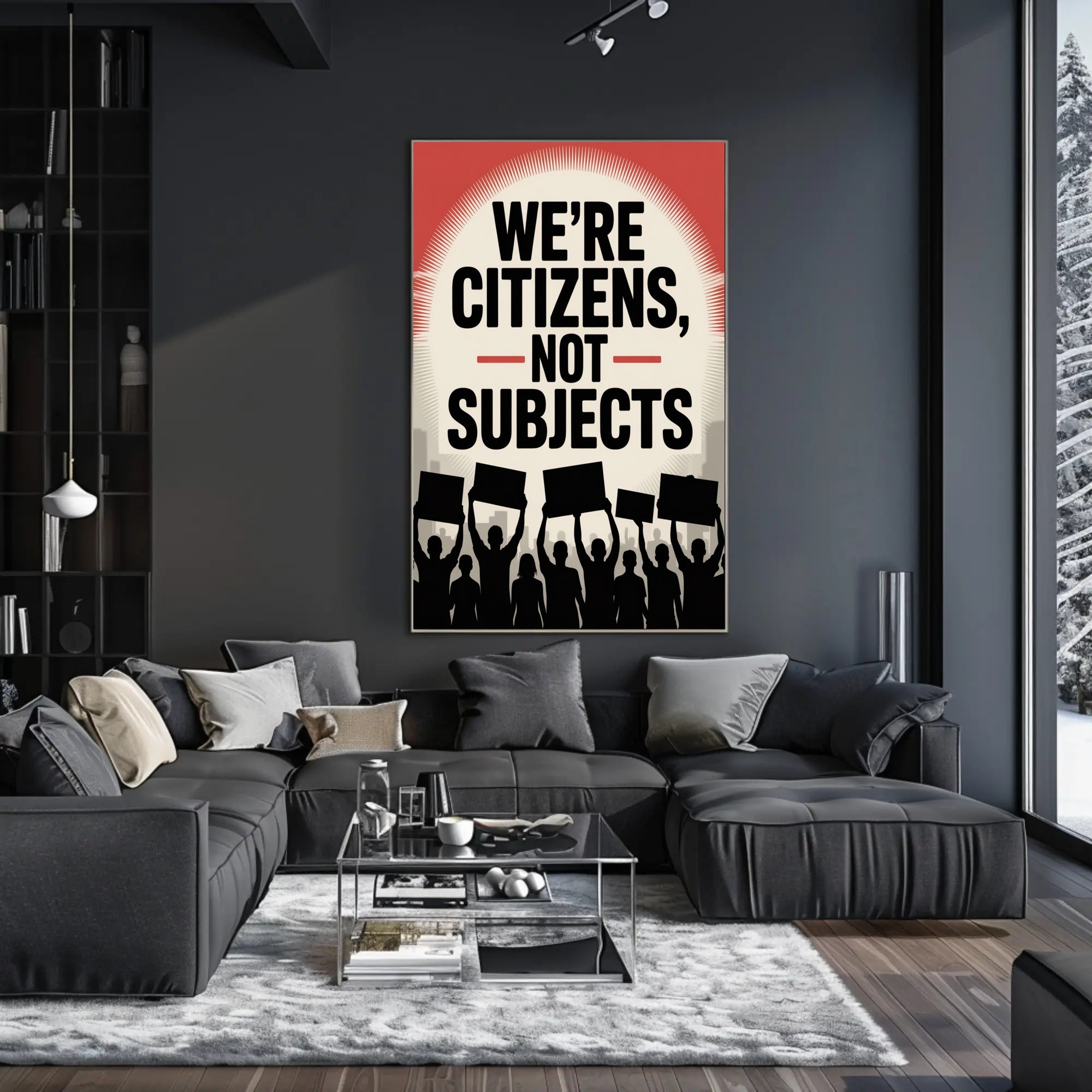 Empowering Citizens Protest Art Political or Propaganda Poster