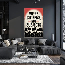 Empowering Citizens Protest Art Political or Propaganda Poster