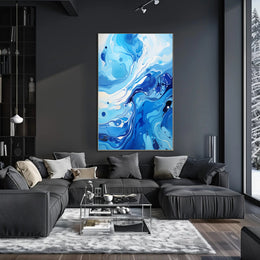 Oceanic Whirl Poster
