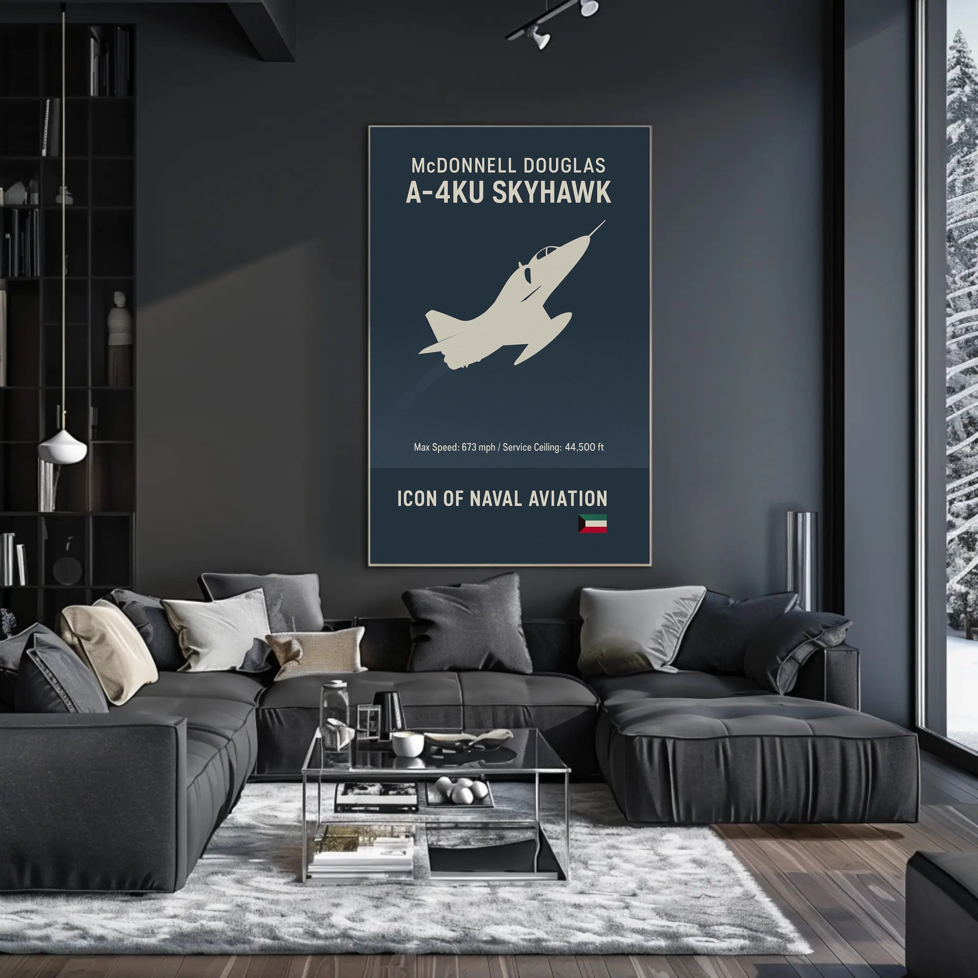 McDonnell Douglas A-4KU Skyhawk Military Recruitment Poster PosterGoat
