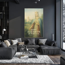 Saint Elizabeth Of Portugal Poster