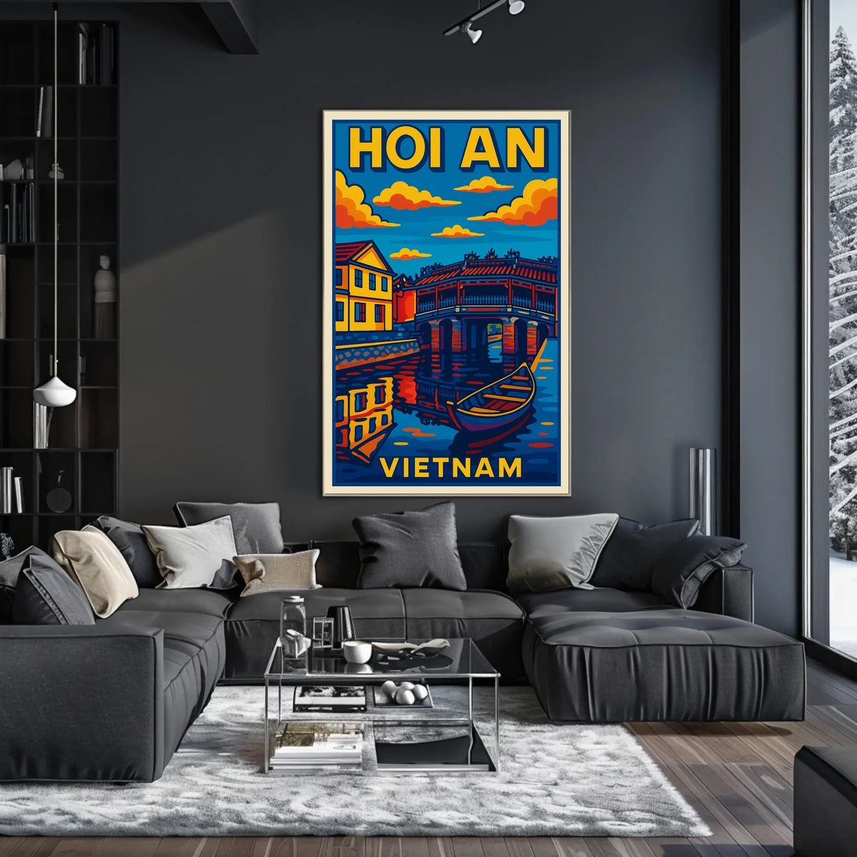 Hoi An Vietnam Travel Poster
