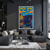 Hoi An Vietnam Travel Poster