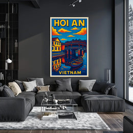 Hoi An Vietnam Travel Poster