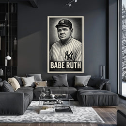 Babe Ruth Baseball Legend Poster