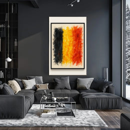 Abstract Belgian Flag Abstract Poster