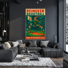 Reindeer Basketball Extravaganza Poster