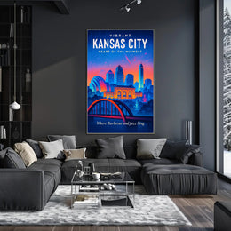 Vibrant Kansas City Poster
