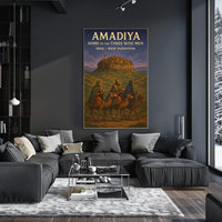 Amadiya Iraqi Kurdistan Travel Heritage Poster