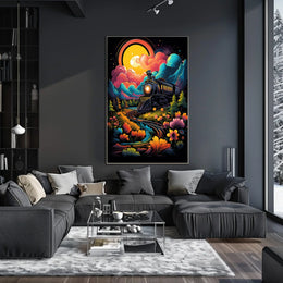 Dreamscape Locomotive Poster