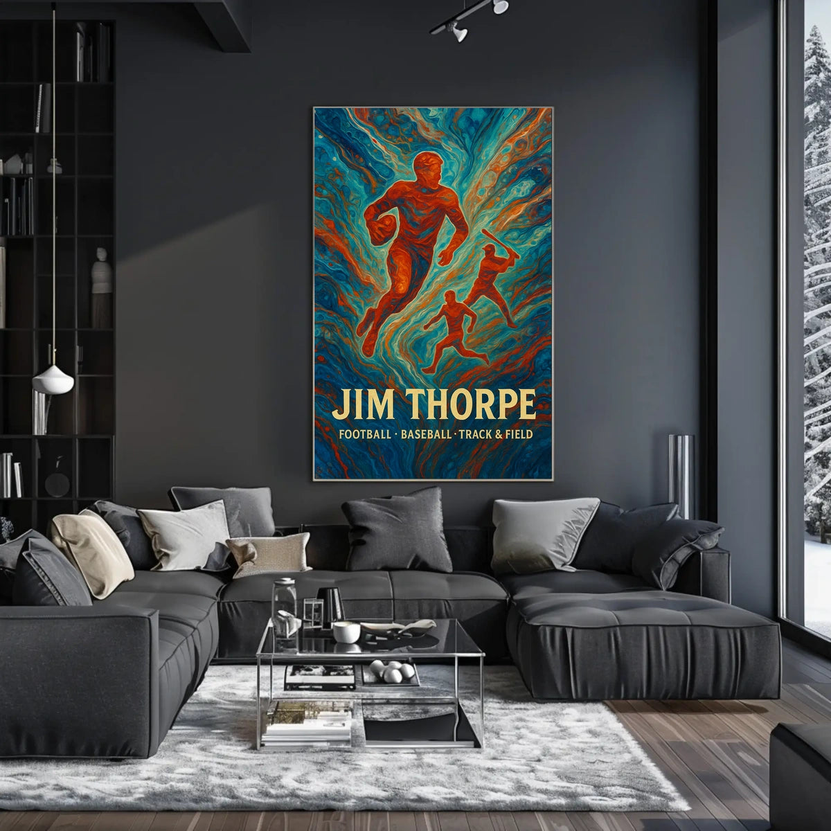 Jim Thorpe Athletic Legend Poster