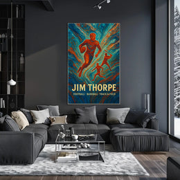 Jim Thorpe Athletic Legend Poster