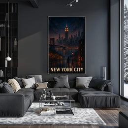 New York City Skyline Poster