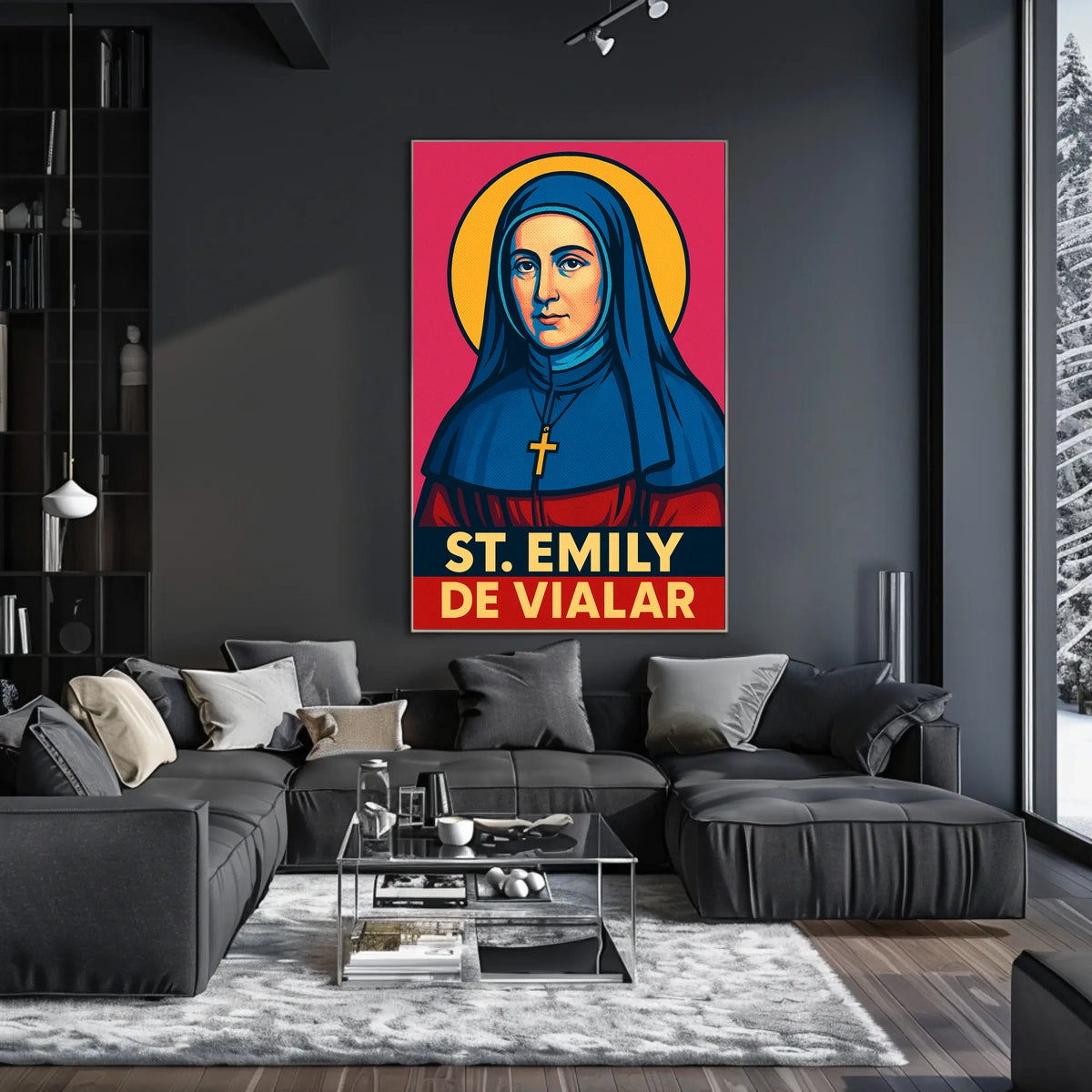 St. Emily de Vialar Poster