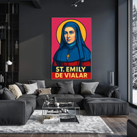 St. Emily de Vialar Poster
