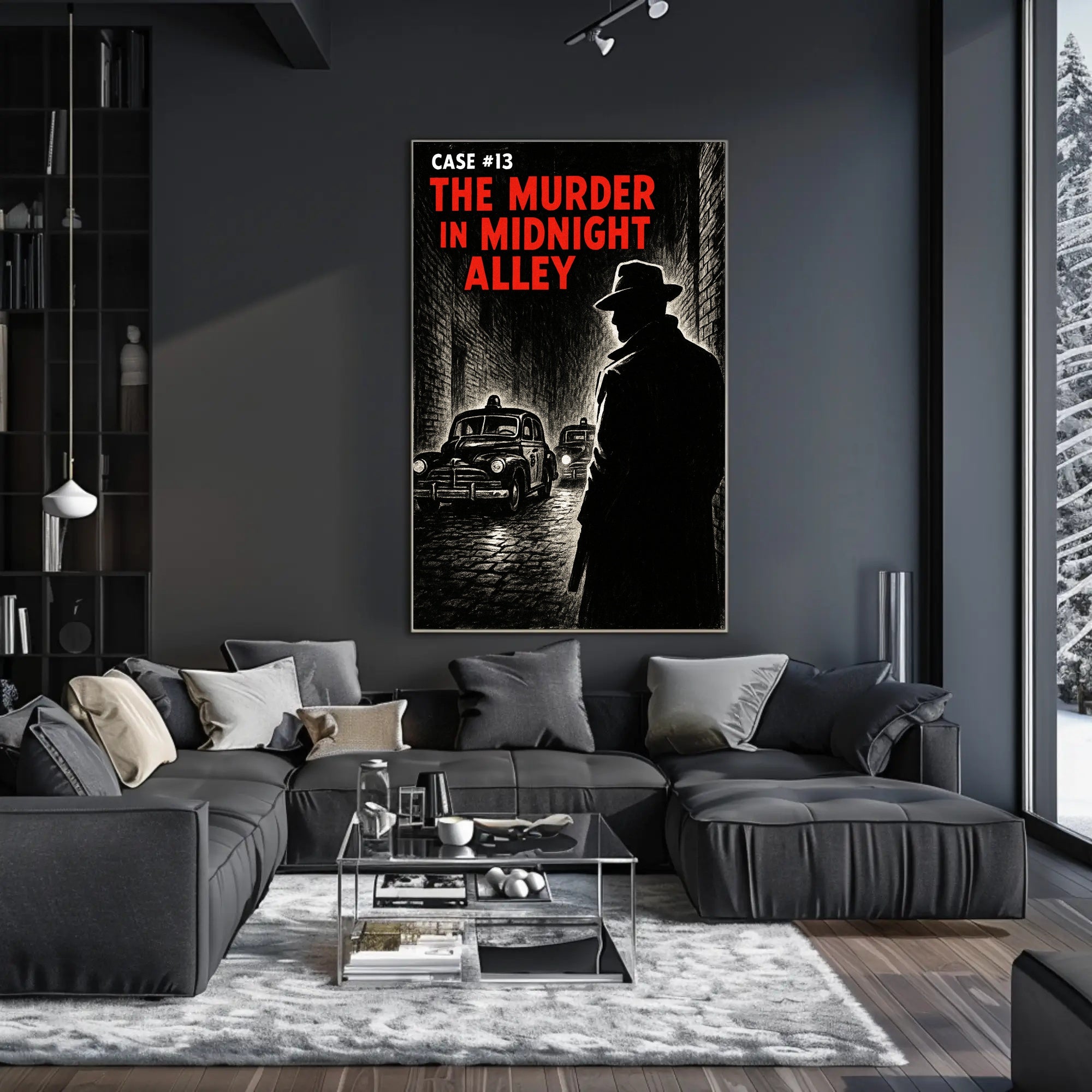 Case #13 The Murder in Midnight Alley Poster PosterGoat