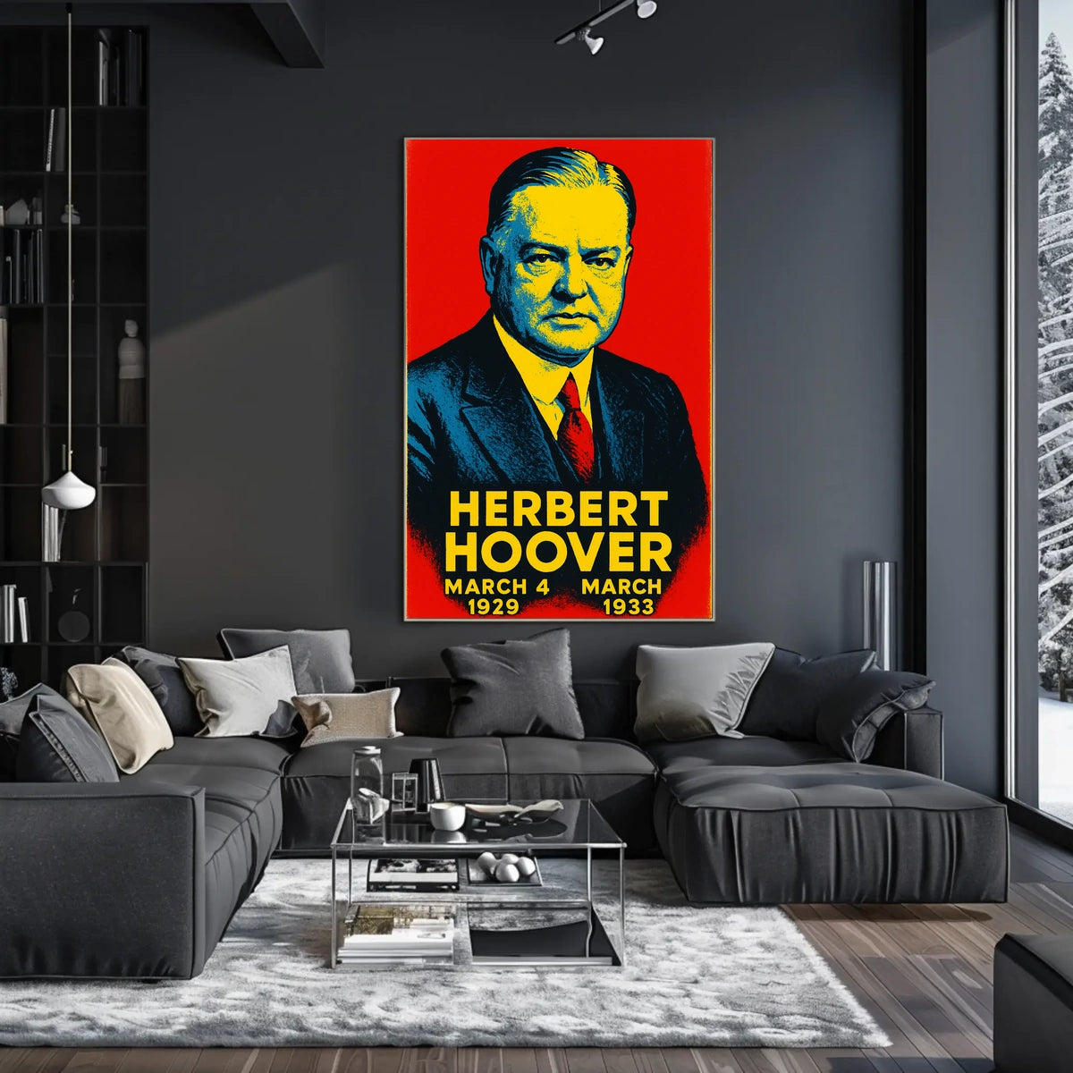 Herbert Hoover Presidential Term Poster