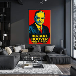 Herbert Hoover Presidential Term Poster