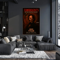 John Tyler 10th President of the United States Zombidents Poster Series