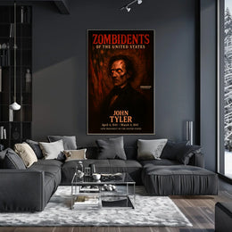 John Tyler 10th President of the United States Zombidents Poster Series