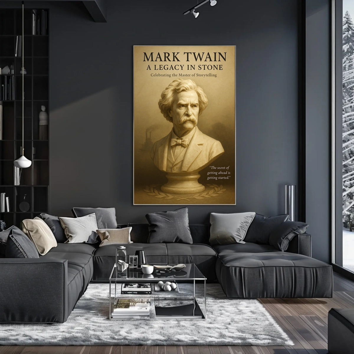 Mark Twain A Legacy in Stone Poster