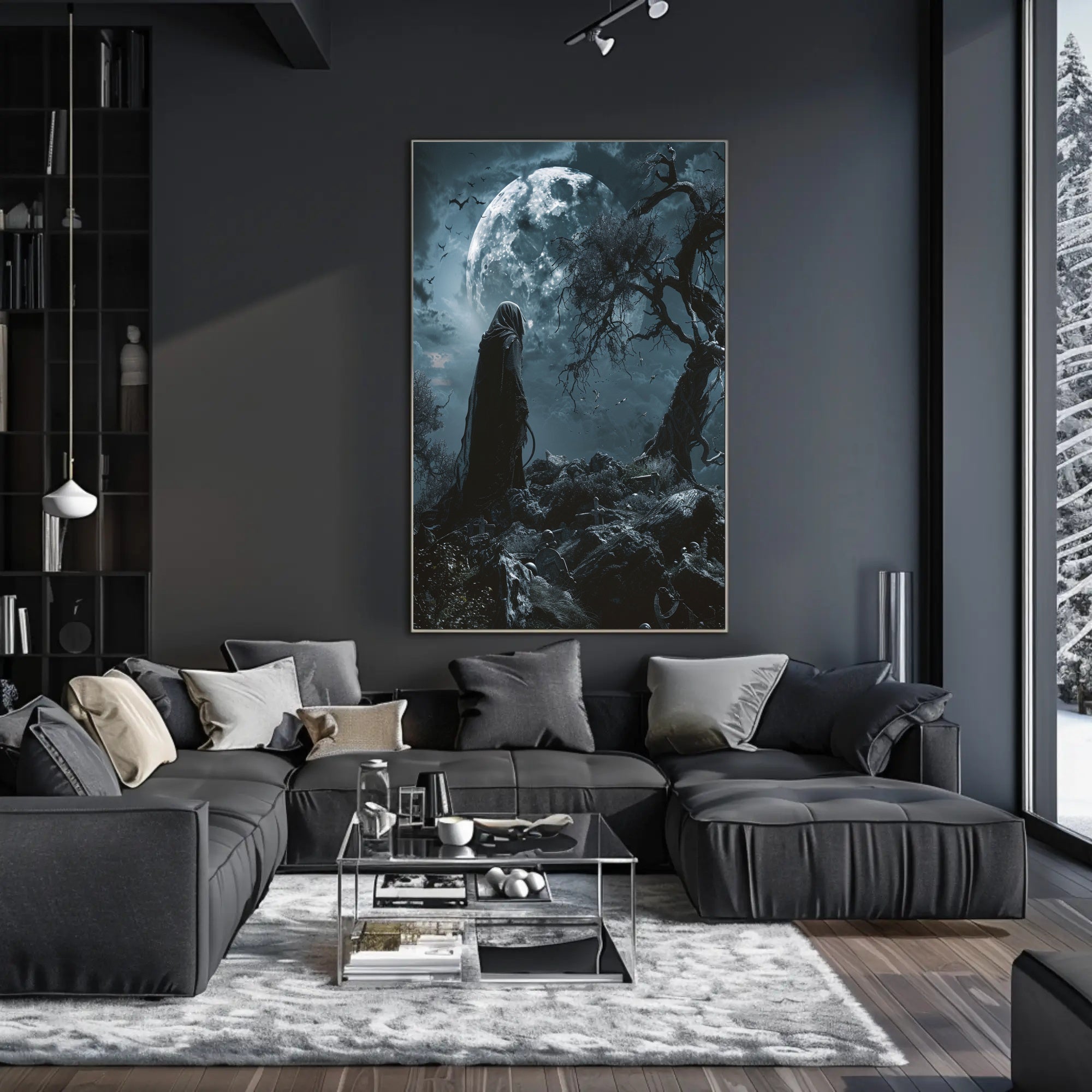 Moonlit Reaper Poster PosterGoat