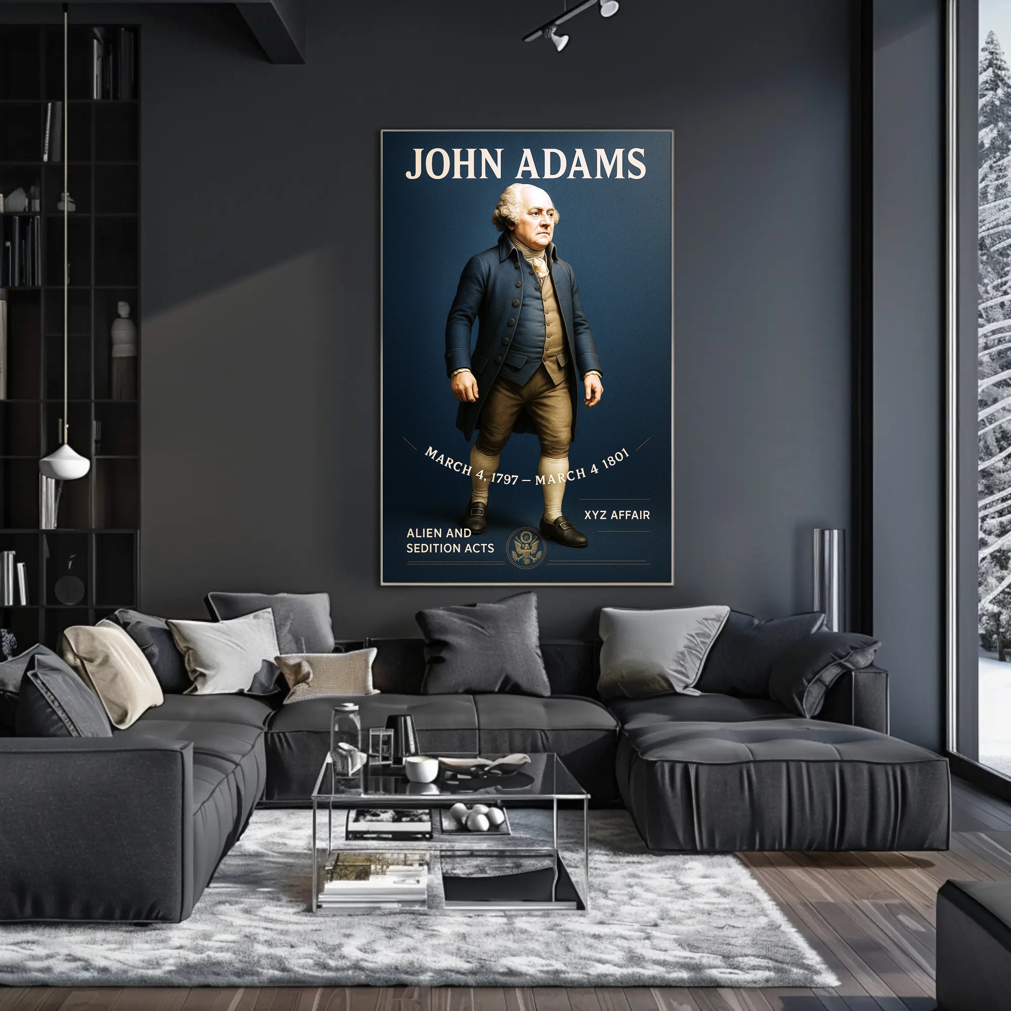 John Adams 2nd President Poster PosterGoat