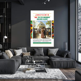 Commemorative Juneteenth Artwork: Cultural Heritage Poster