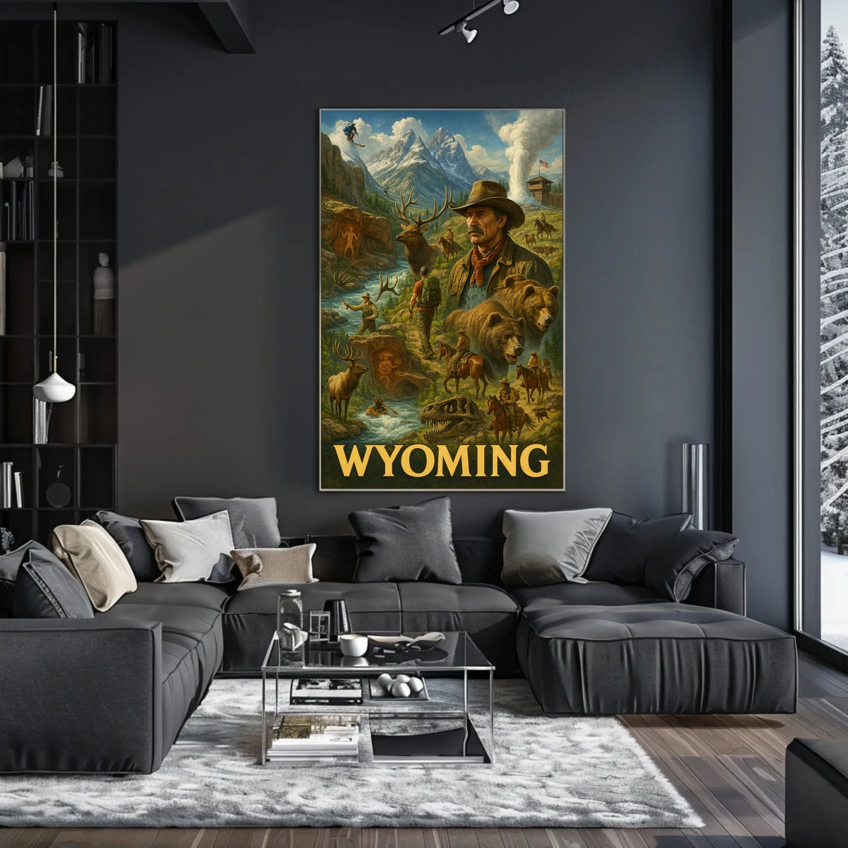 Wyoming Wilderness Adventure Poster