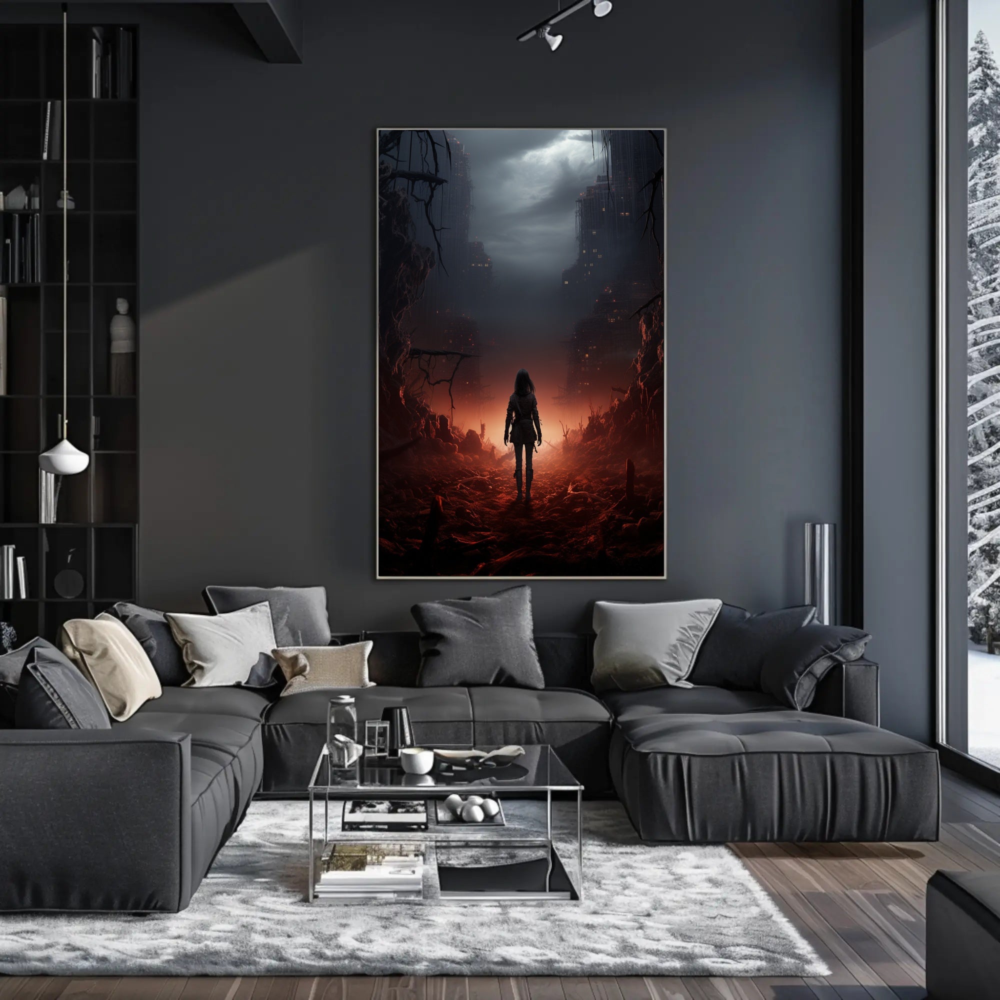 Journey Through The Ruins Poster