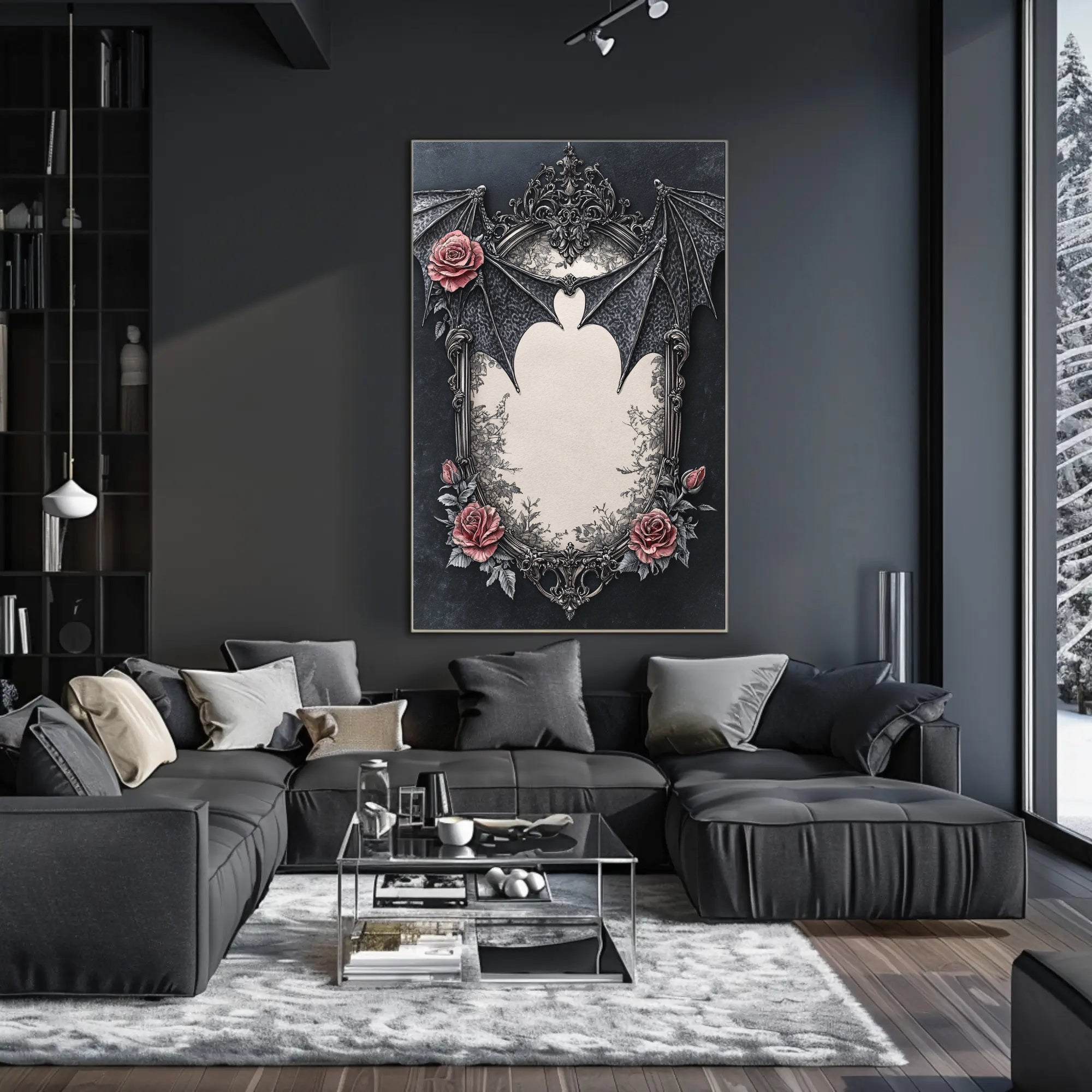 Gothic Elegance Frame Poster