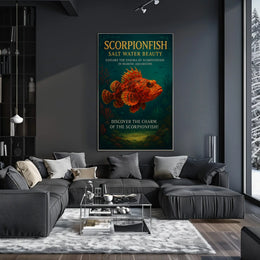Scorpionfish Salt Water Beauty Poster