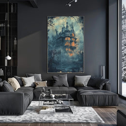 Haunted Mansion In The Mist Poster