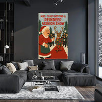 Mrs. Claus Hosts a Reindeer Fashion Show Poster