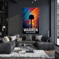 Warren, Michigan A Colorful Tribute Poster