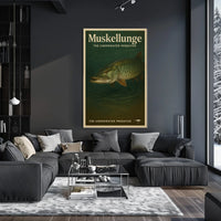 Muskellunge The Underwater Predator Poster