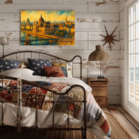 Budapests Architectural Splendor Poster