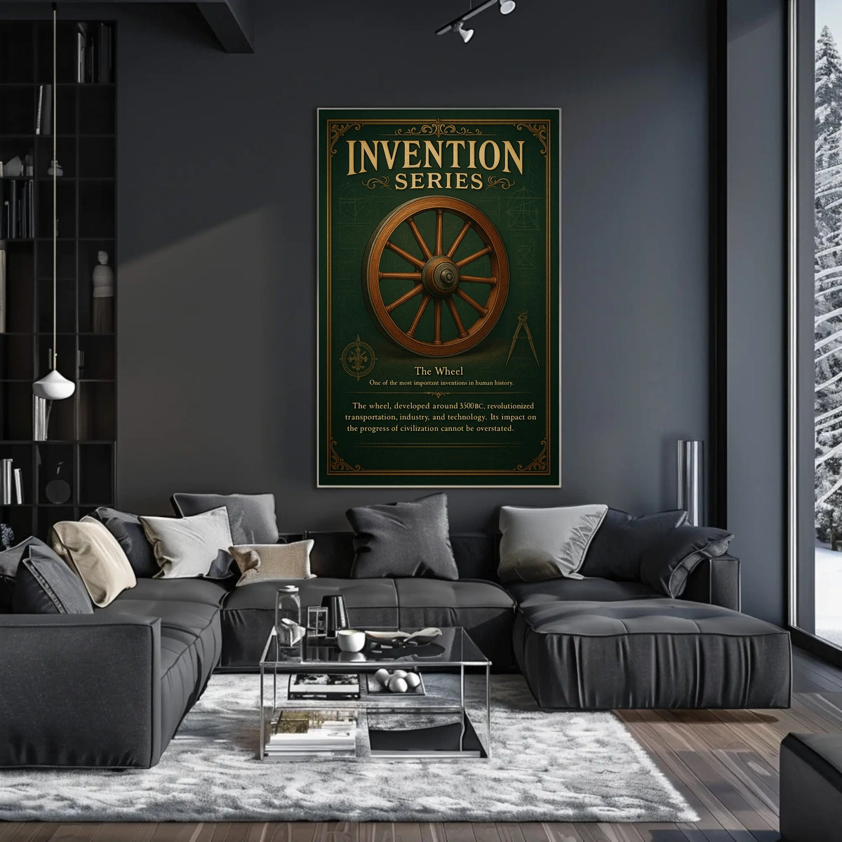 The Wheel A Revolutionary Invention Poster