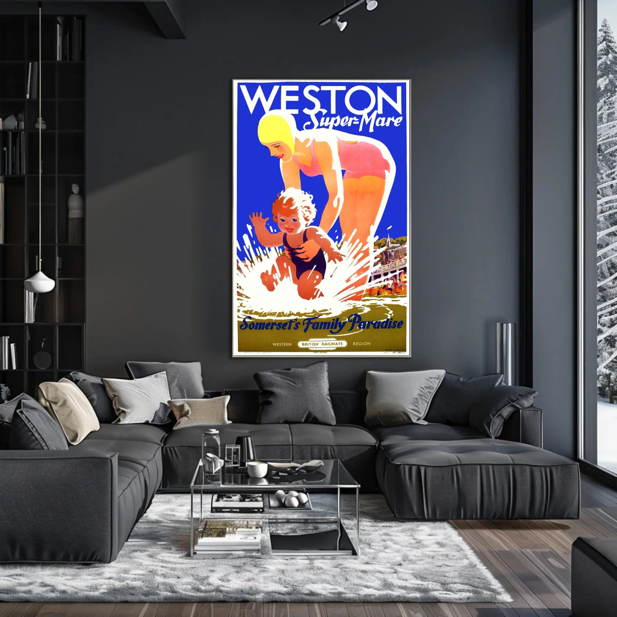 Weston-Super-Mare SomersetS Family Poster