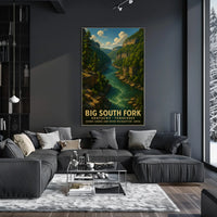 Big South Fork Scenic Gorge And River Poster